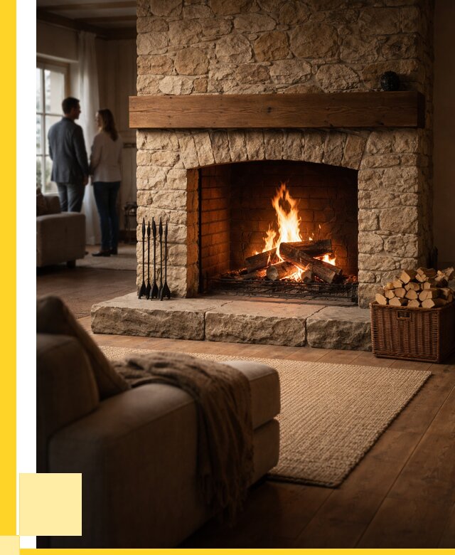 Открытые камины под ключ в Перми от 160665 р. ЭриданПрм