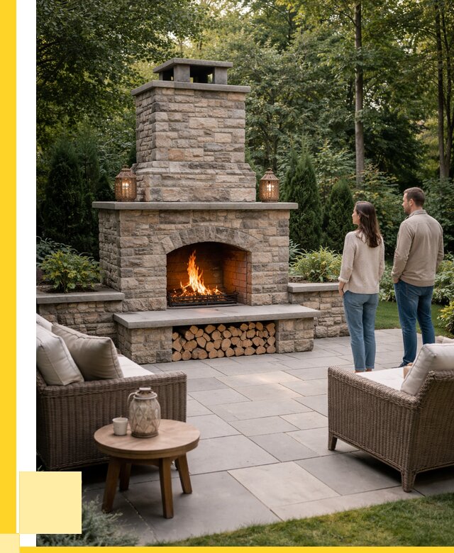 Уличные камины из кирпича в Перми от 160665 р. | ЭриданПрм