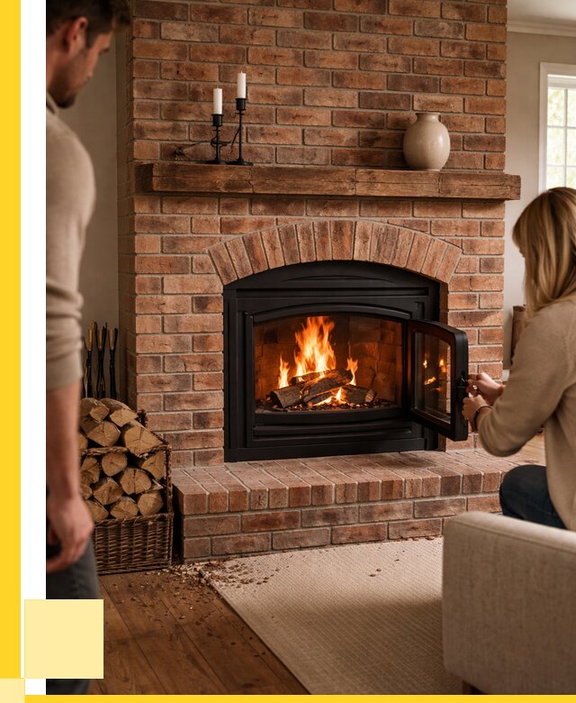 Кирпичные камины под ключ в Перми от 160665 р. | ЭриданПрм