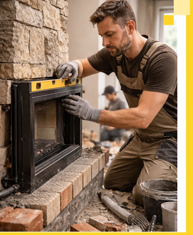 Дровяные камины под ключ в Перми: монтаж, обустройство