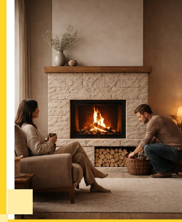 Камины для дома в Перми под ключ от 160665 р. | ЭриданПрм