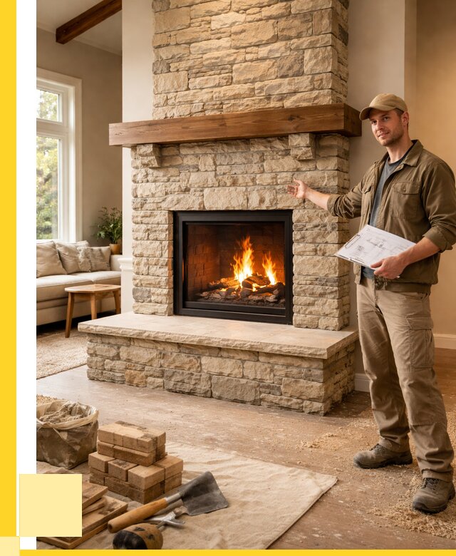 Камины под ключ в Перми от 192798 р. | ЭриданПрм — установка