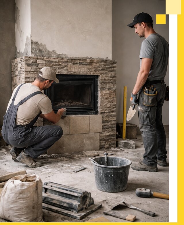 Камины под ключ в Перми: проект, изготовление и монтаж