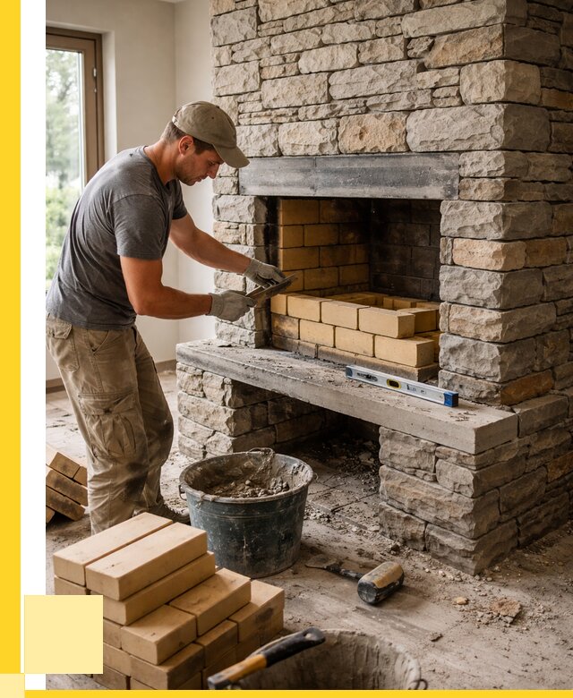 Кладка каминов и камина в Перми от 26778 р. ЭриданПрм