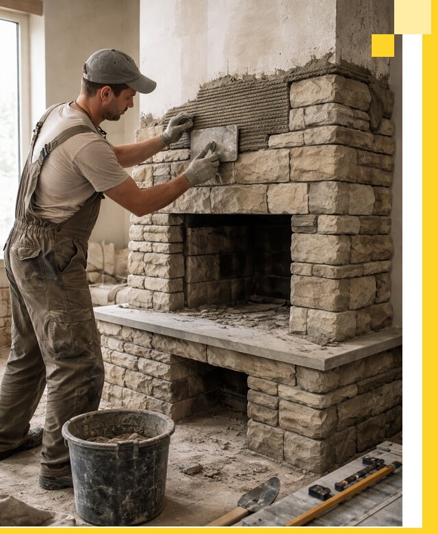 Строительство каминов под ключ в Перми от проектирования до монтажа