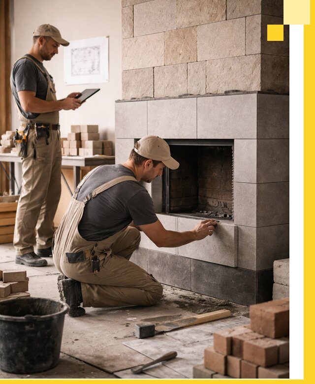 Индивидуальные проекты каминов и каминных систем в Перми