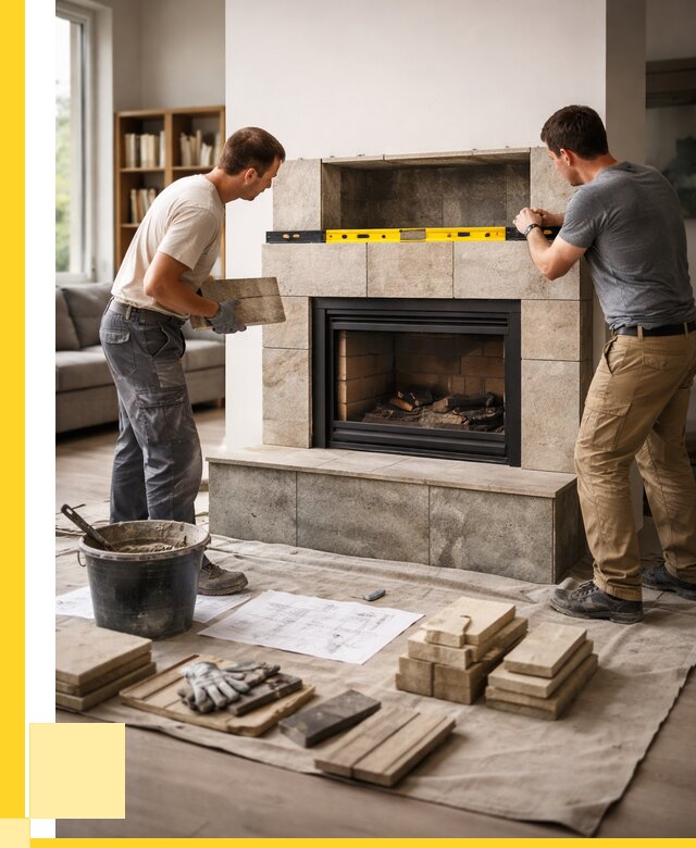 Монтаж каминов и установка в Перми от 48200 р. | ЭриданПрм