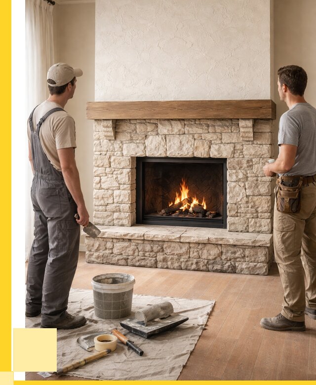 Отделка каминов в Перми от 6962 р. под ключ | ЭриданПрм