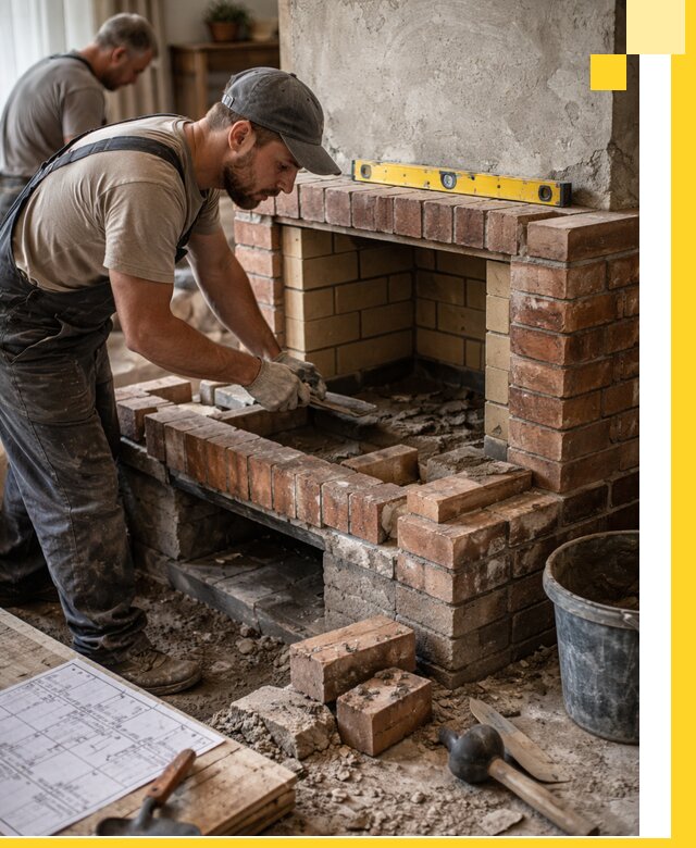 Изготовление и установка каминопечей под ключ в Перми