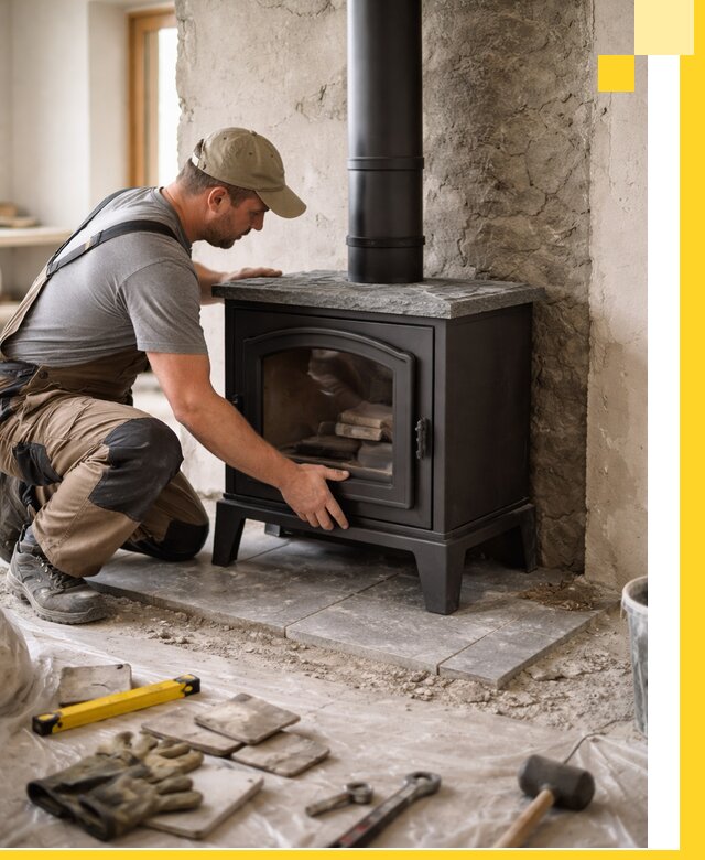 Профессиональный монтаж печей и каминов в Перми под ключ