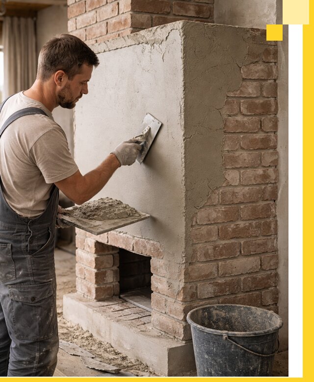 Отделка печей и облицовка каминов в Перми под ключ