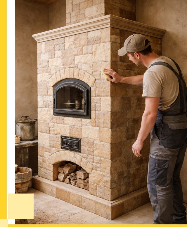 Облицовка печей в Перми от 4820 р. под ключ | ЭриданПрм