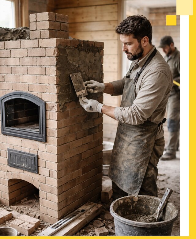 Изготовление и установка печей-шведок под ключ в Перми