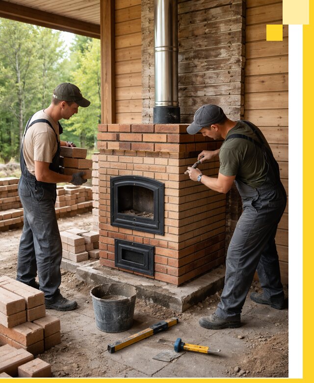 Производство и установка дачных печей под ключ в Перми