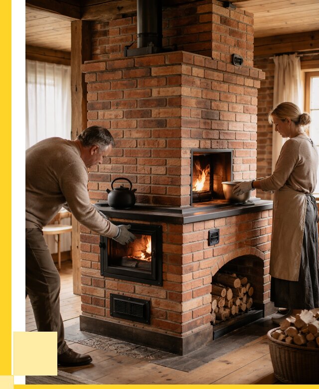 Печи для загородного дома под ключ в Перми от 85688 р. | ЭриданПрм