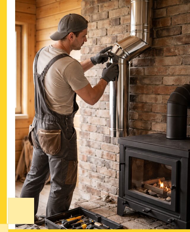 Монтаж дымоходов для печей в Перми от 8033 р. | ЭриданПрм