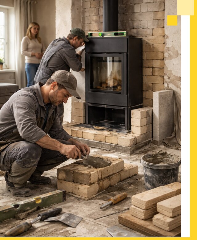 Печи и камины под ключ: проект, установка в Перми