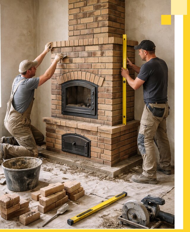 Продажа и установка печей и каминов для дома под ключ в Перми