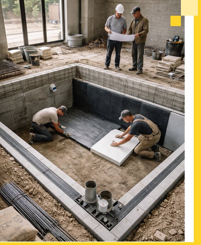 Проекты частных и общественных бассейнов под ключ в Перми