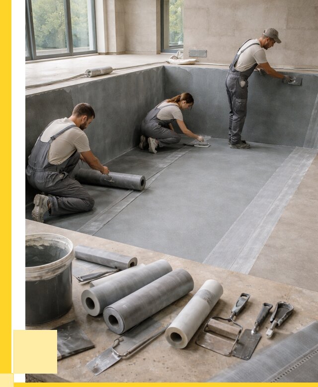 Гидроизоляция бассейнов в Перми от 2142 р., ЭриданПрм