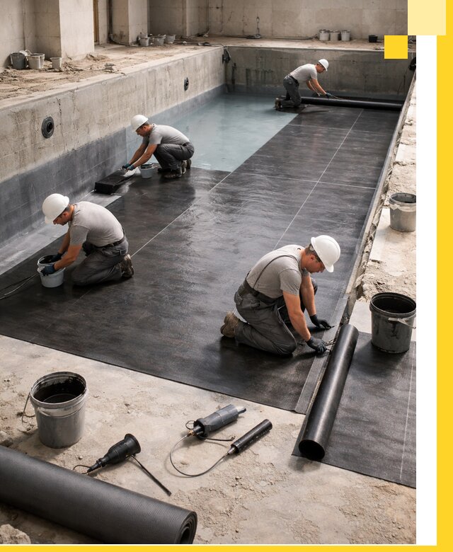 Профессиональная гидроизоляция бассейнов и чаш в Перми под ключ