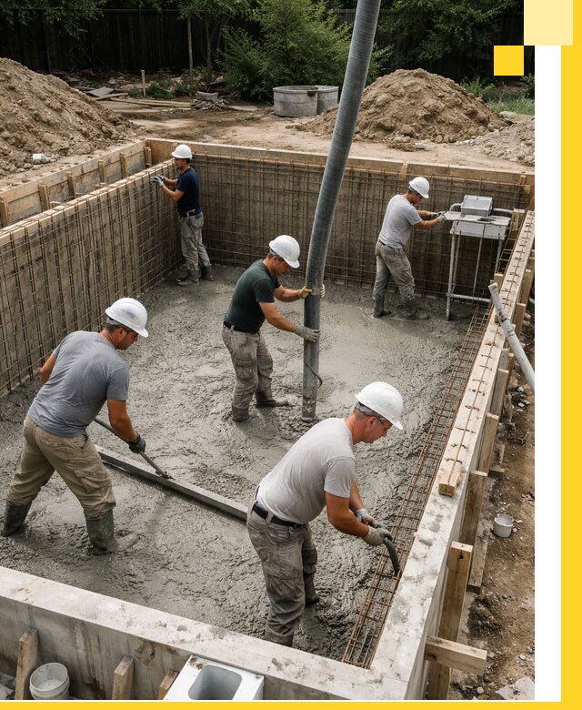 Строительство бетонных бассейнов под ключ в Перми