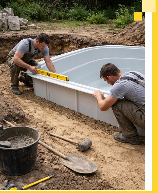 Производство и установка пластиковых бассейнов в Перми под ключ