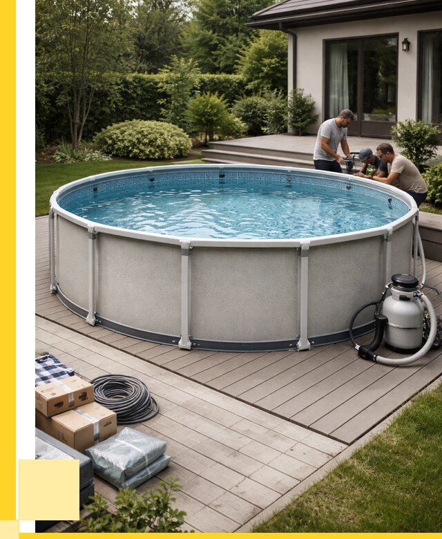 Купить каркасные бассейны в Перми от 48200 р. | ЭриданПрм