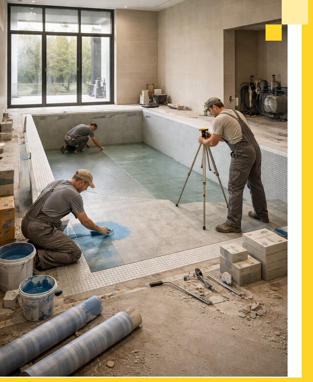 Проект и строительство закрытых бассейнов в Перми под ключ