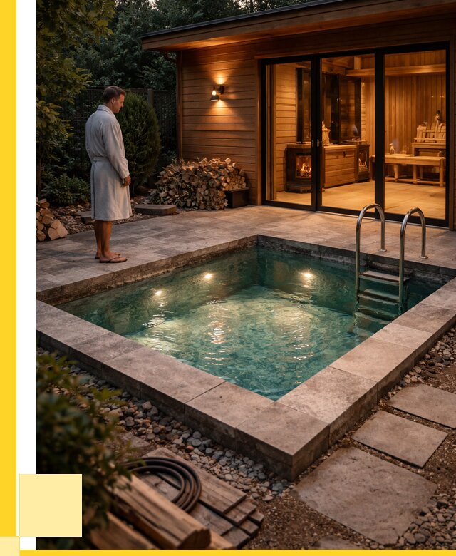 Бани с бассейном под ключ в Перми от 101755 р. | ЭриданПрм