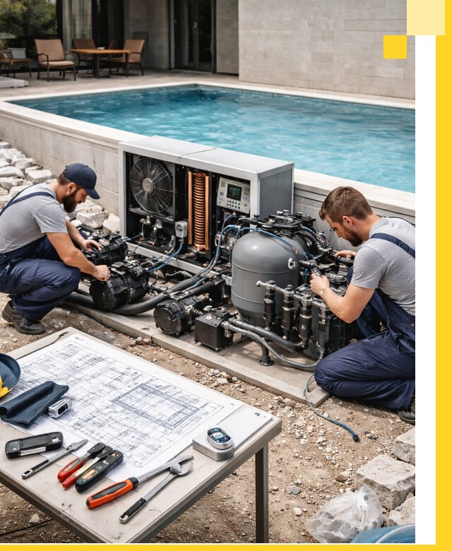 Проектирование и монтаж бассейнов с подогревом в Перми