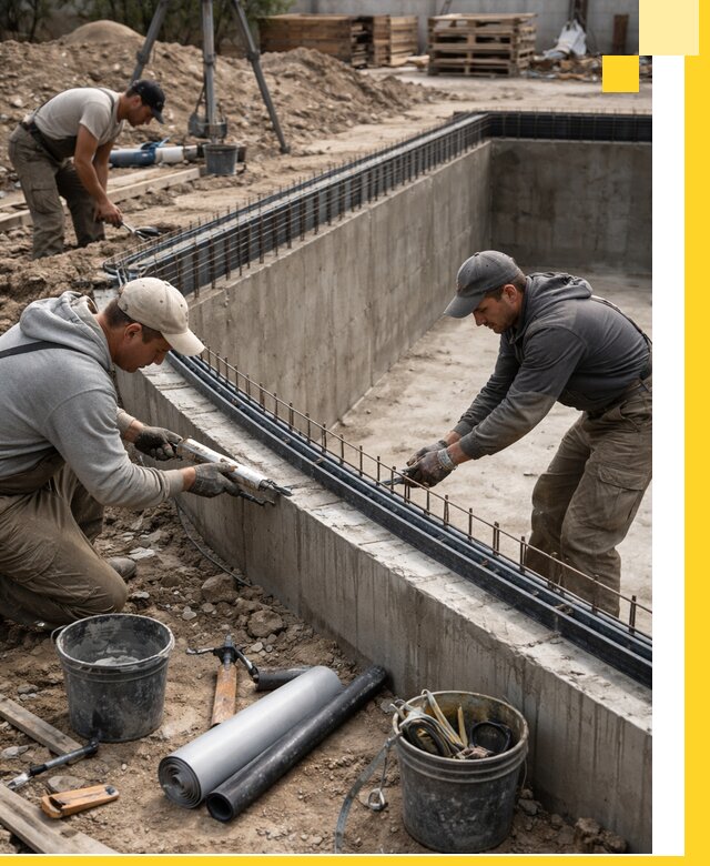 Качественный монтаж чаши бассейна в Перми под ключ с гарантией