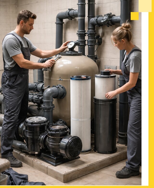 Фильтры и системы фильтрации для бассейнов в Перми