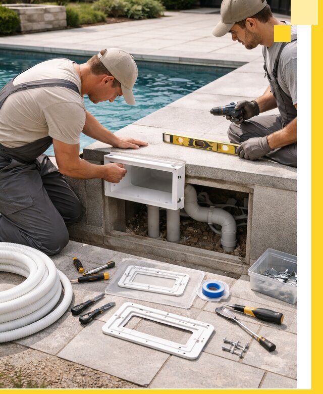 Поставка и установка скиммеров для бассейнов в Перми