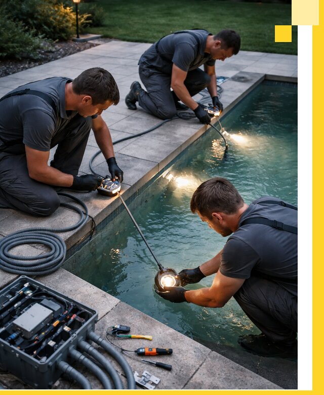 Профессиональное освещение бассейнов в Перми: дизайн и монтаж