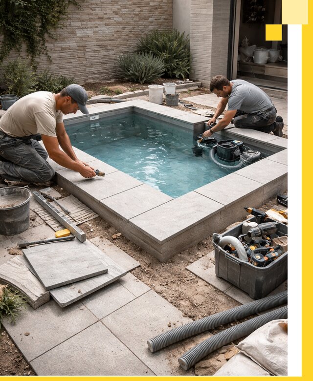 Мини бассейны под ключ в Перми, дизайн и установка