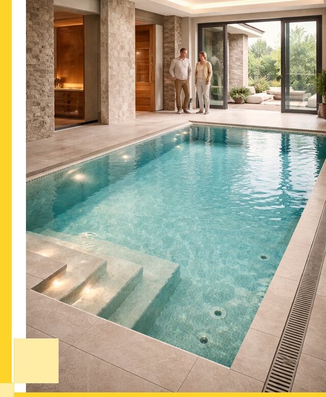 Бассейн во дворе в Перми: проект, отделка от 1285320 р. | ЭриданПрм