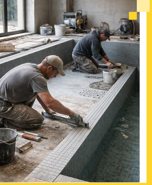 Строительство бассейна в частном доме в Перми под ключ