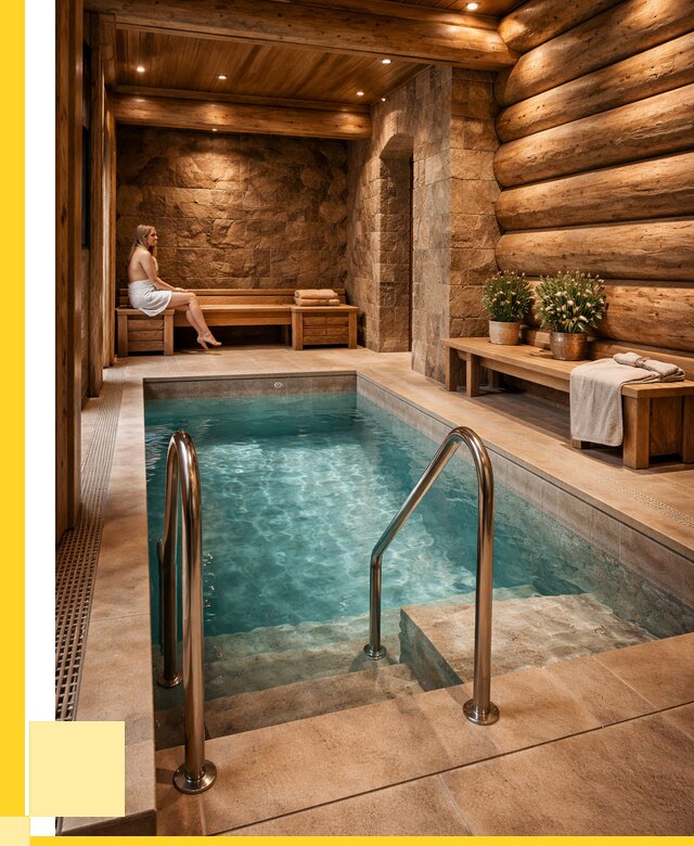 Аренда бани с бассейном в Перми от 1606650 р. | ЭриданПрм