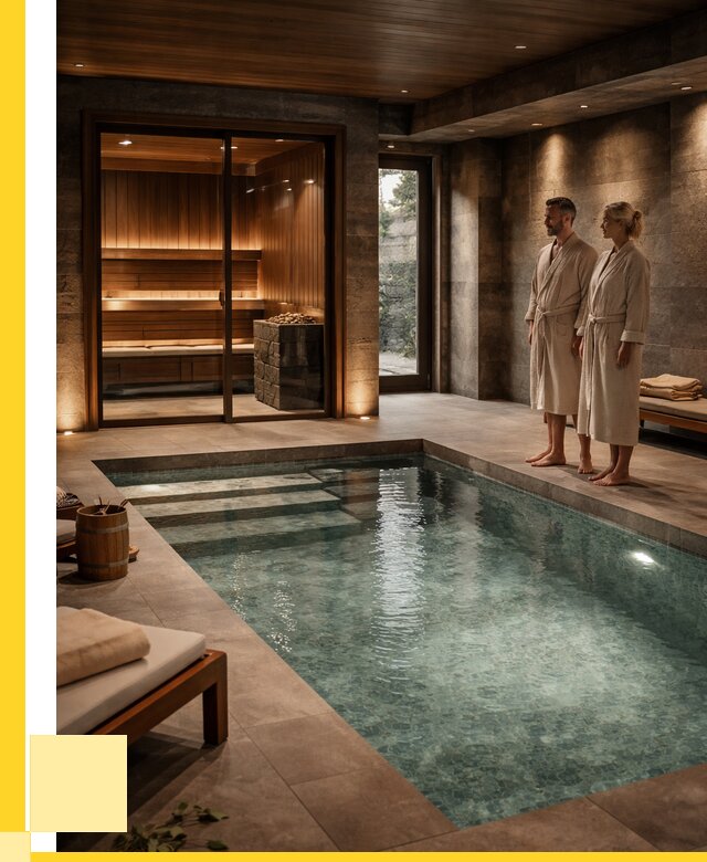 Сауна с большим бассейном в Перми от 1285320 р. ЭриданПрм