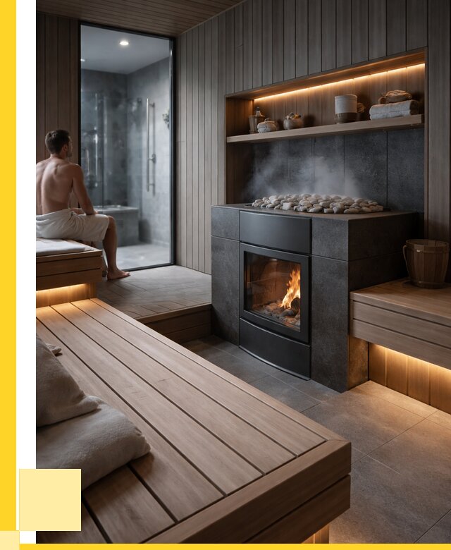 Проект сауны в частном доме в Перми от 37489 р. | ЭриданПрм