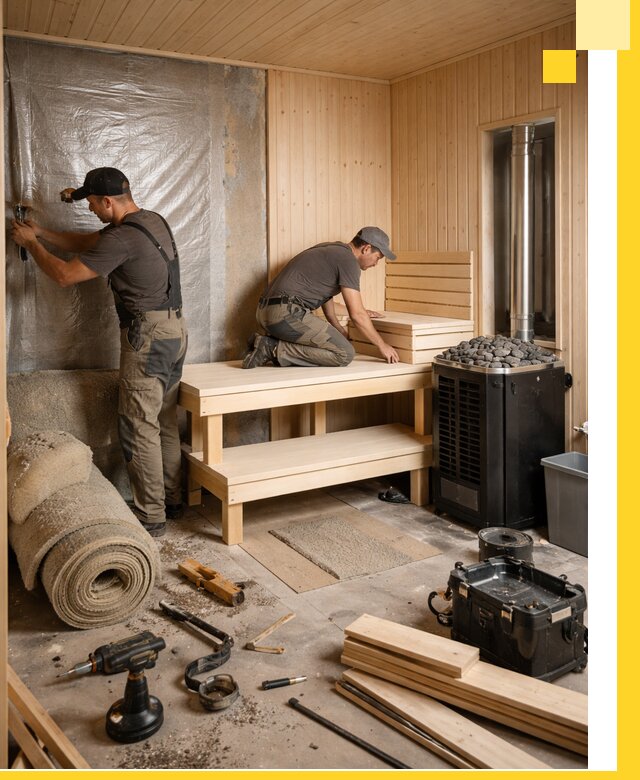 Проекты саун под ключ в Перми дизайн и строительство