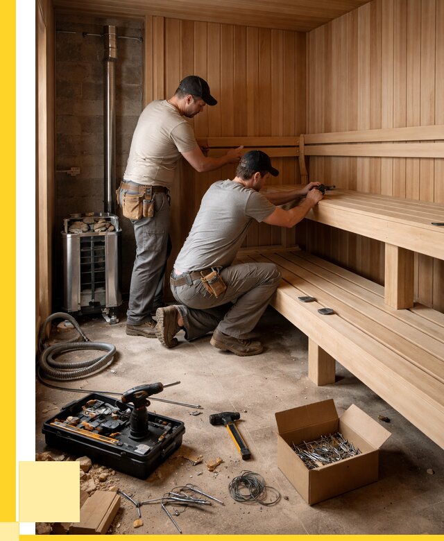 Монтаж саун под ключ в Перми от 128532 р. | ЭриданПрм