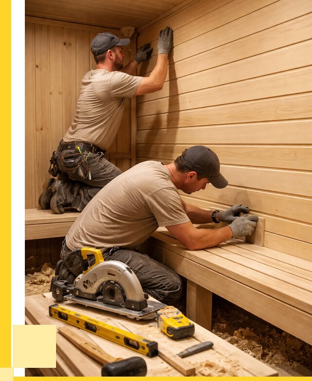 Обшивка саун вагонкой в Перми от 2678 р. | ЭриданПрм