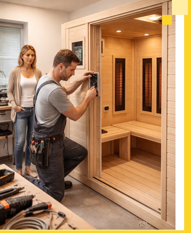 Инфракрасные сауны под ключ в Перми продажа и установка