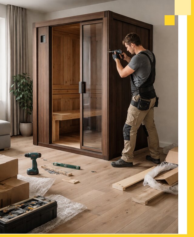 Установка и производство мини саун под ключ в Перми