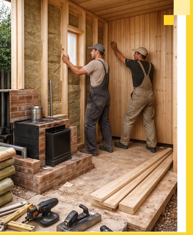 Строительство и установка дачных саун под ключ в Перми