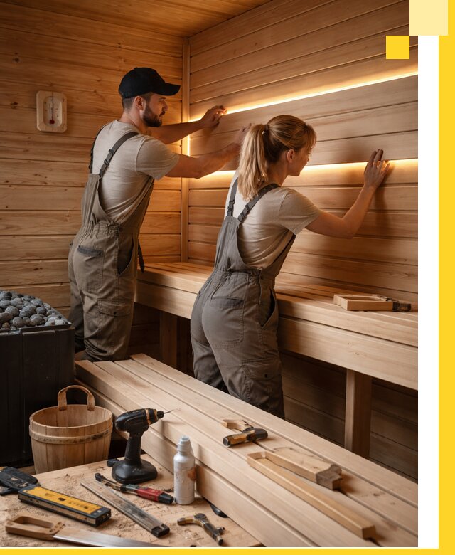 Дизайн саун и бань под ключ с индивидуальным проектом в Перми