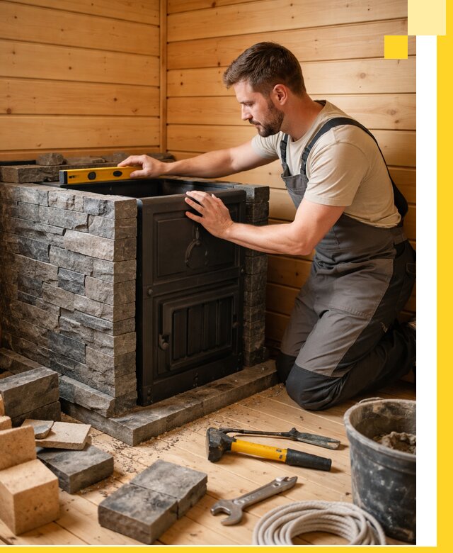 Производство и установка печей для саун под ключ в Перми