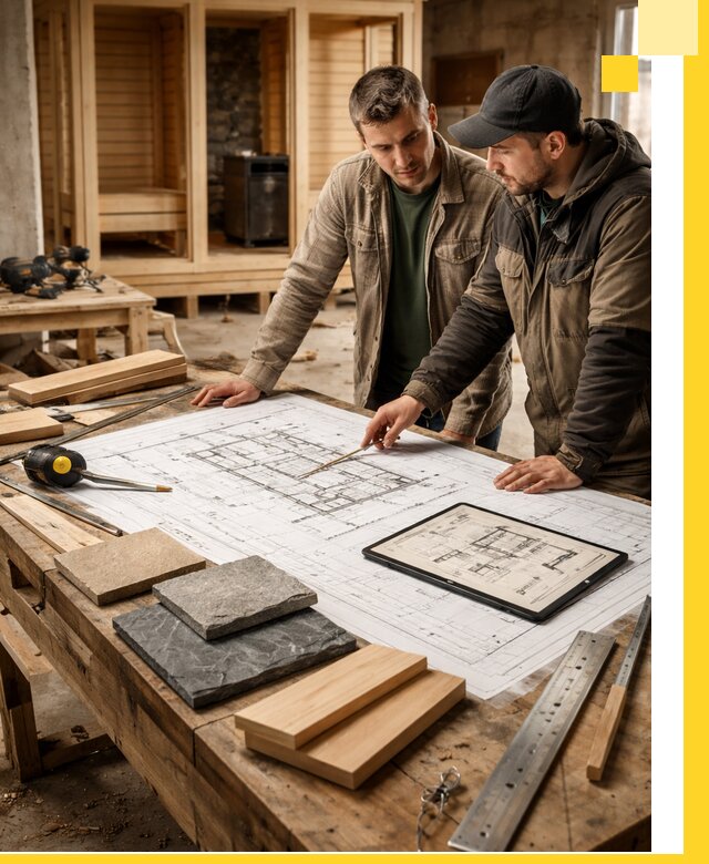 Проекты бань под ключ и планы строительства в Перми